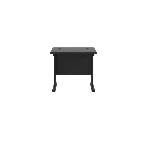 Office Hippo Heavy Duty Rectangular Cantilever Office Desk, Home Office Desk, Office Table, Integrated Cable Ports, PC Desk For Office or Home
