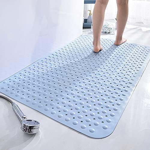 Stafeny Non-Slip Shower Mat for Inside the Non-Slip Anti-Mould Rubber Shower Mat (Grey,50x80cm)