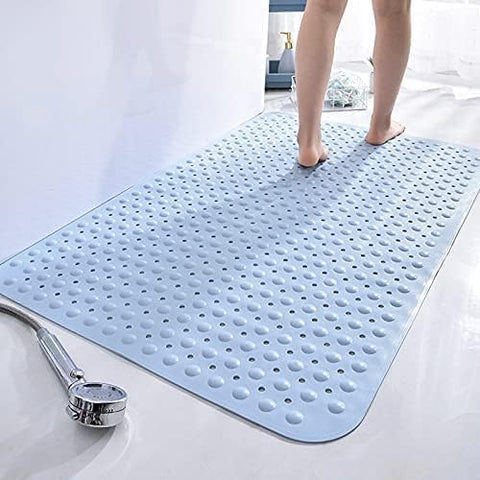 Stafeny Non-Slip Shower Mat for Inside the Non-Slip Anti-Mould Rubber Shower Mat (Grey,50x80cm)