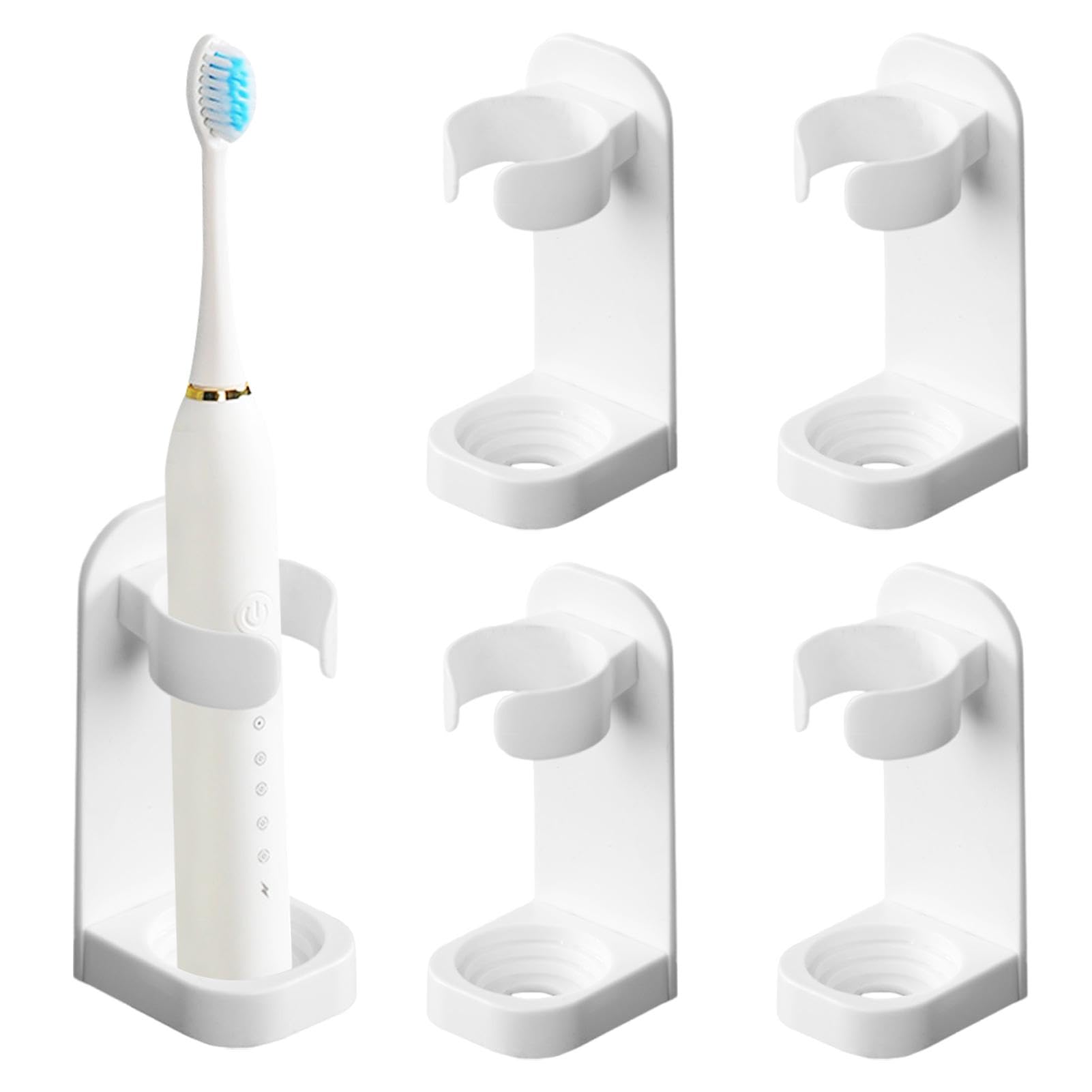 4 Packs Toothbrush Holder Electric Toothbrush Holder Wall Mounted