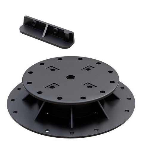 Ceta Adjustable Decking Pedestal, Pack of 10, 28mm-76mm, Shed Base, Riser Bearing Support, Shed Support, Feet Suitable for DIY Projects