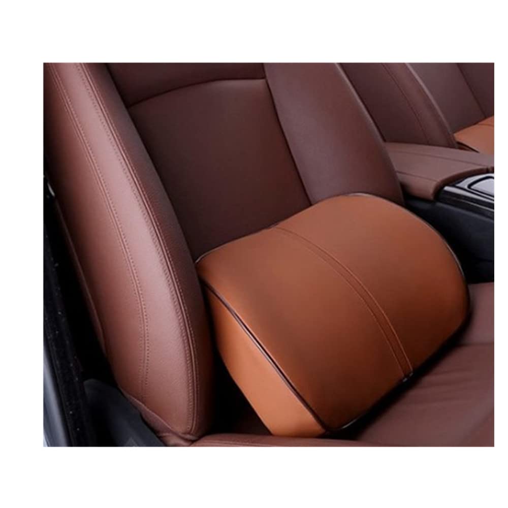 HUARXUNEG Comfortable lumbar support pillow with ergonomic design and memory foam, back support for back pain relief, suitable for office chairs