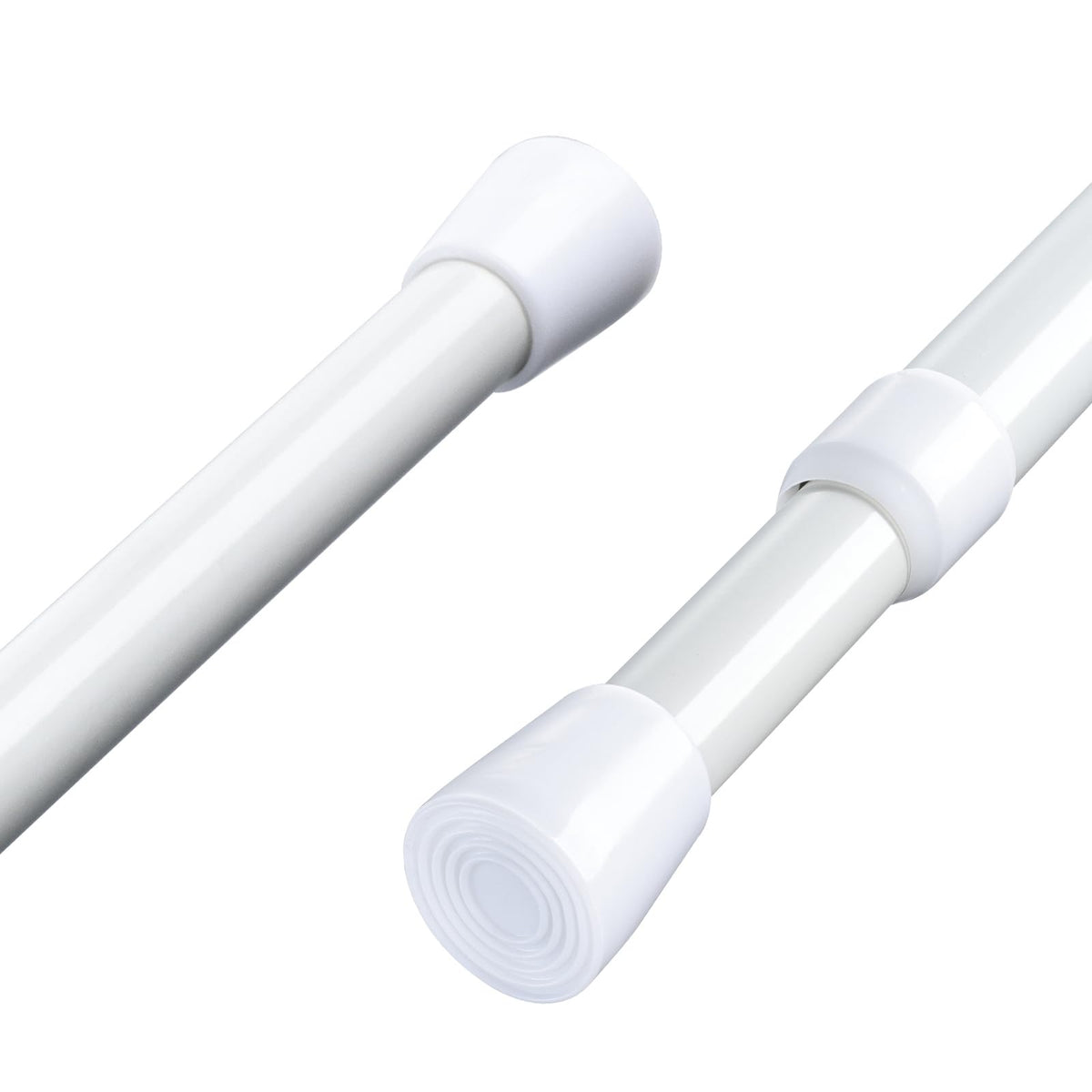 Extendable Curtain Pole Telescopic Curtain Rod Tension Pole,Length 85-150cm