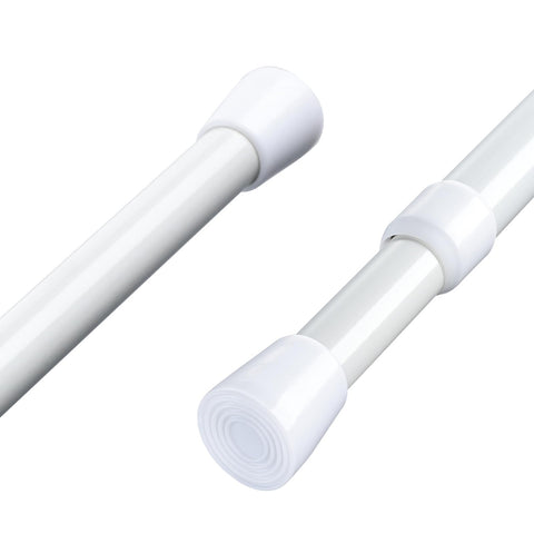 Extendable Curtain Pole Telescopic Curtain Rod Tension Pole,Length 85-150cm