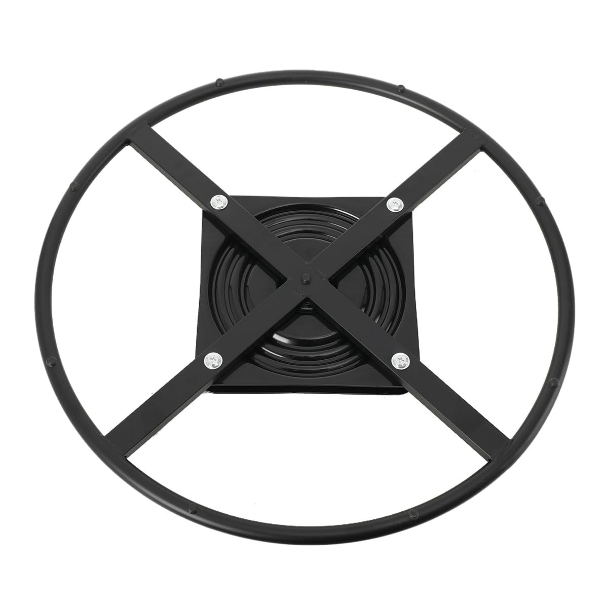 ECUTEE Seat Swivel Plate Chair Recliner Base Bracket Rotating Base Rotate Swivel Chair Base Mechanism Hinge 60cm Diameter for DIY Round Chair or