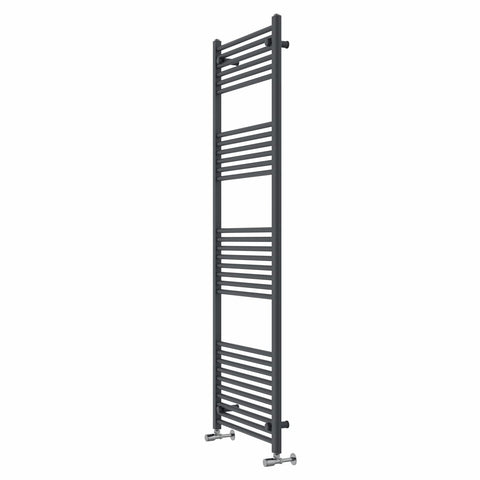 Warmehaus Straight Heated Towel Rail Anthracite Radiator 1800x600mm