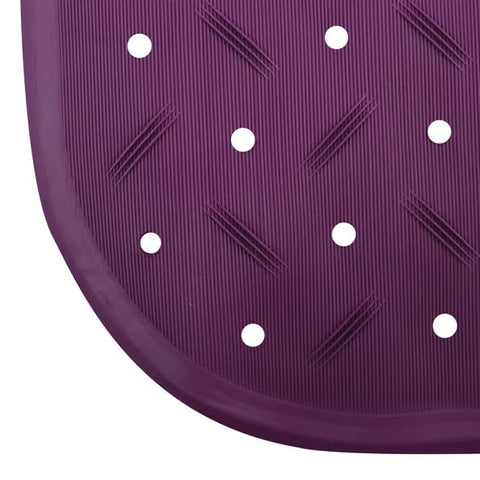 MSV Premium Shower Mat Bath Mat Bath Mat Antibacterial Non-Slip with Suction Cups – Purple/Purple – Smells of Roses – Approx. 36 x 97 cm