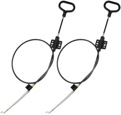 TOVOT 2pcs 38" D-Ring Release Handle Pull Rope Cable Replacement Release Cable for Sofa Chair