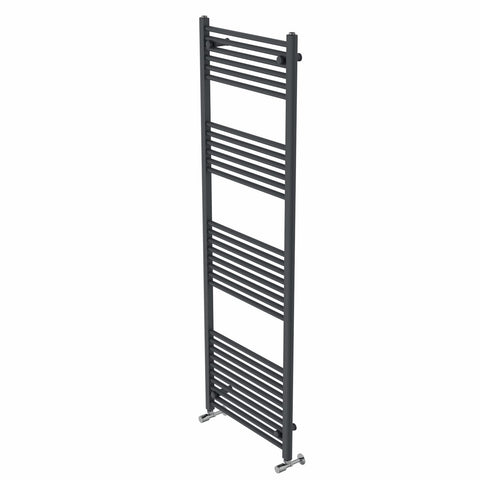 Warmehaus Straight Heated Towel Rail Anthracite Radiator 1800x600mm