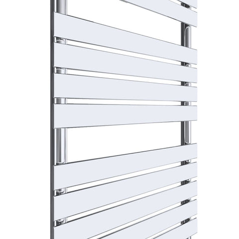 Warmehaus Flat Panel Heated Towel Rail Bathroom Radiator Chrome 1800x600mm