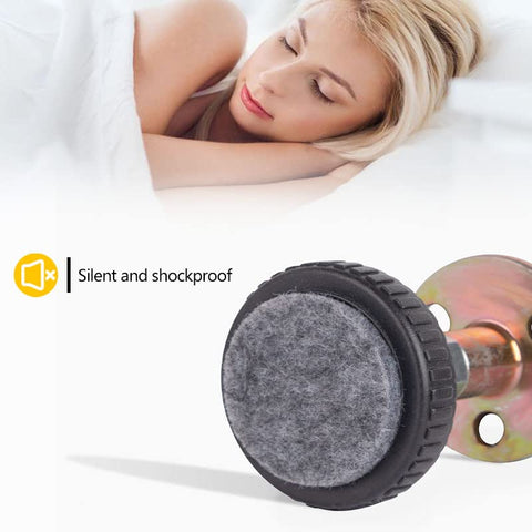2 Pieces Anti-Shake Fixer with Adjustable Threaded Bed Frame Anti-Shake Tool Headboard Stopper Telescopic Support Use for Bed Cabinet Chair Sofa