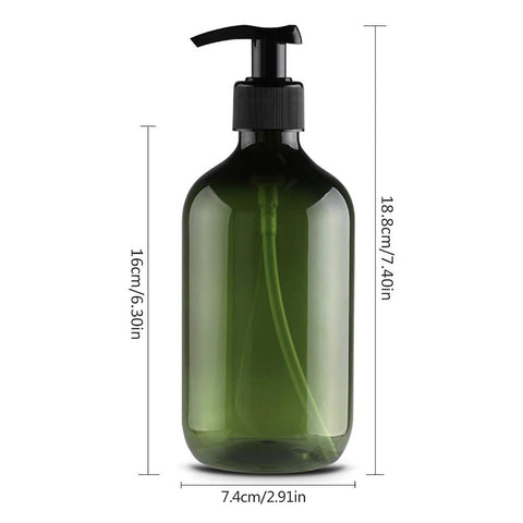 Empty Pump Bottle Dispenser | 500ml/16.9oz Pump Bottles Soap Dispenser | 4/2/1pcs Washing up Liquid Dispenser | Plastic Liquid Soap Dispenser