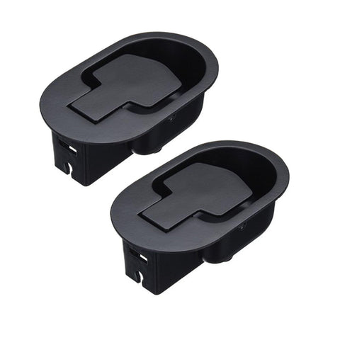 Funnytek 2PCS Recliner Release Pull Handle Replacement Parts Aluminum Metal