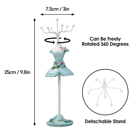 Jewelry Display Stand, Model Dress Earring Necklace Ring Jewelry Holder