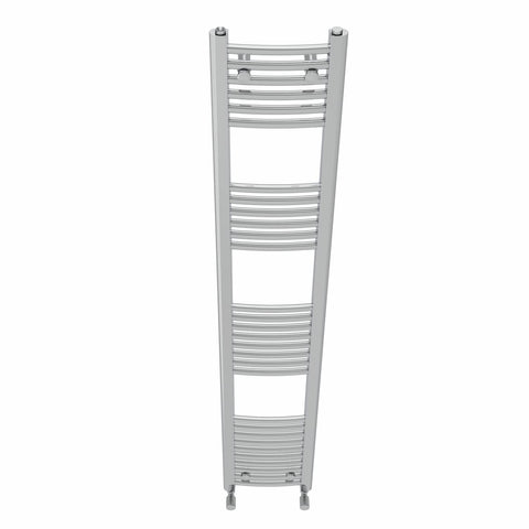 NRG Chrome Curved Central Heating Towel Rail Heated Rad Radiator 1800×300mm