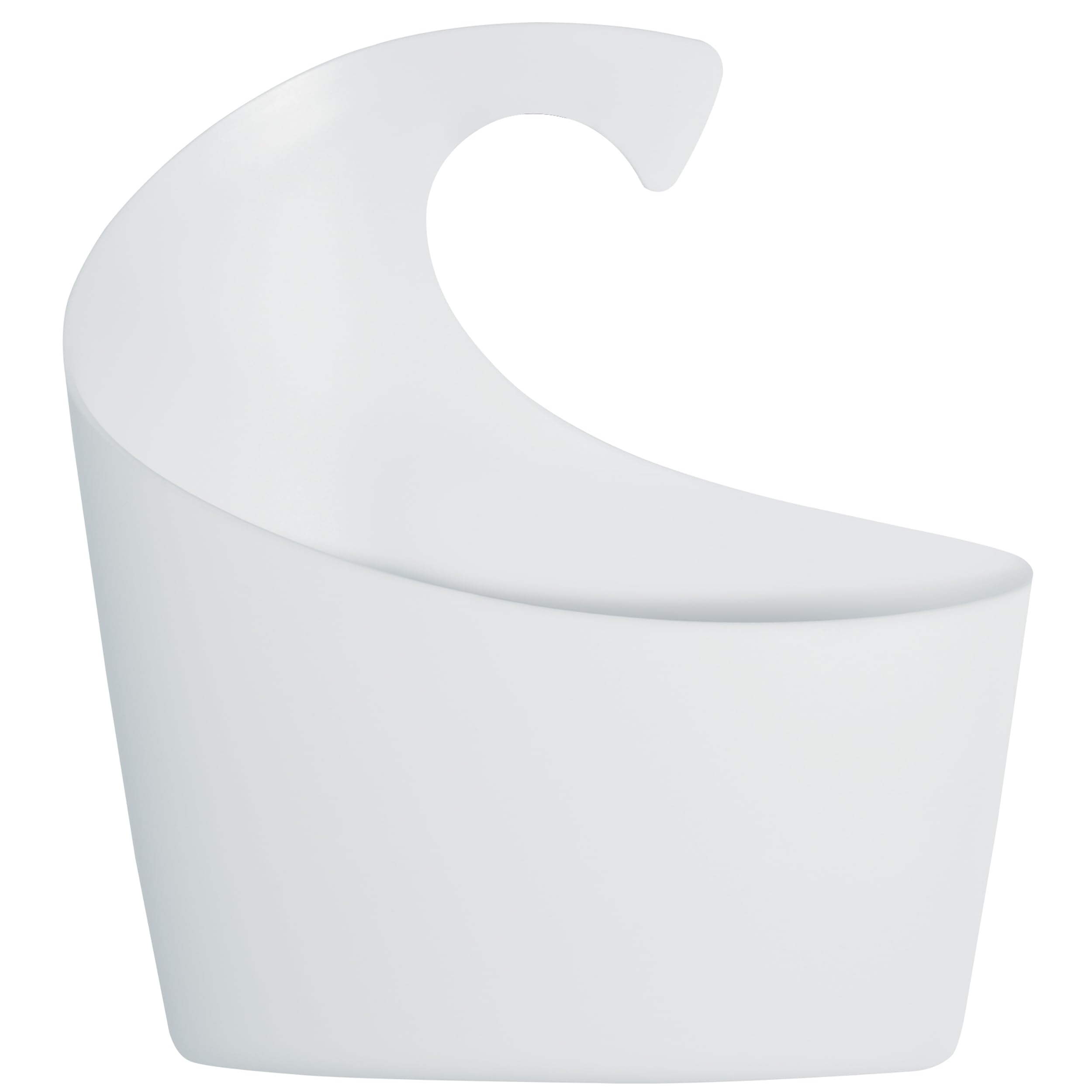 SPIRELLA Sydney polypropylene basket, bathroom accessories, Polypropylene, White, 30.5 x 27.5 x 10 cm