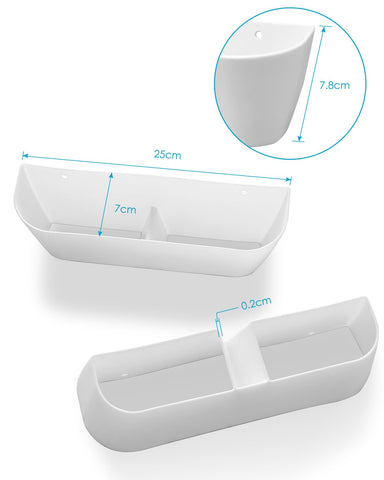 Domemit Wall Mounted Shoes Rack, Motorhome Shoe Holder, Wall Shoe Rack Shoe Hooks Self Adhesive or Drilling 2 Ways Installation