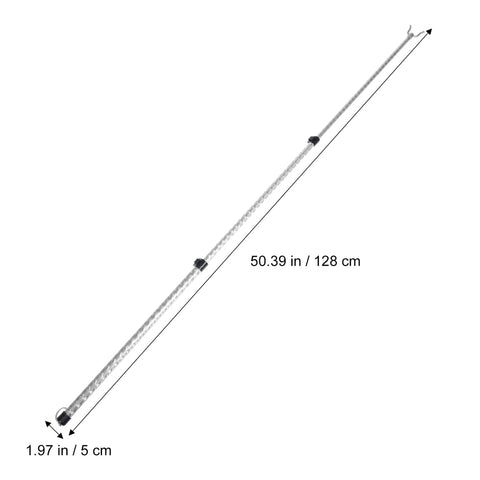 DOITOOL Telescoping Reaching Hook Long Reach Stick Closet Pole, Clothes Hook Pole, Retractable Closet for Outdoor Clothesline, Ceiling