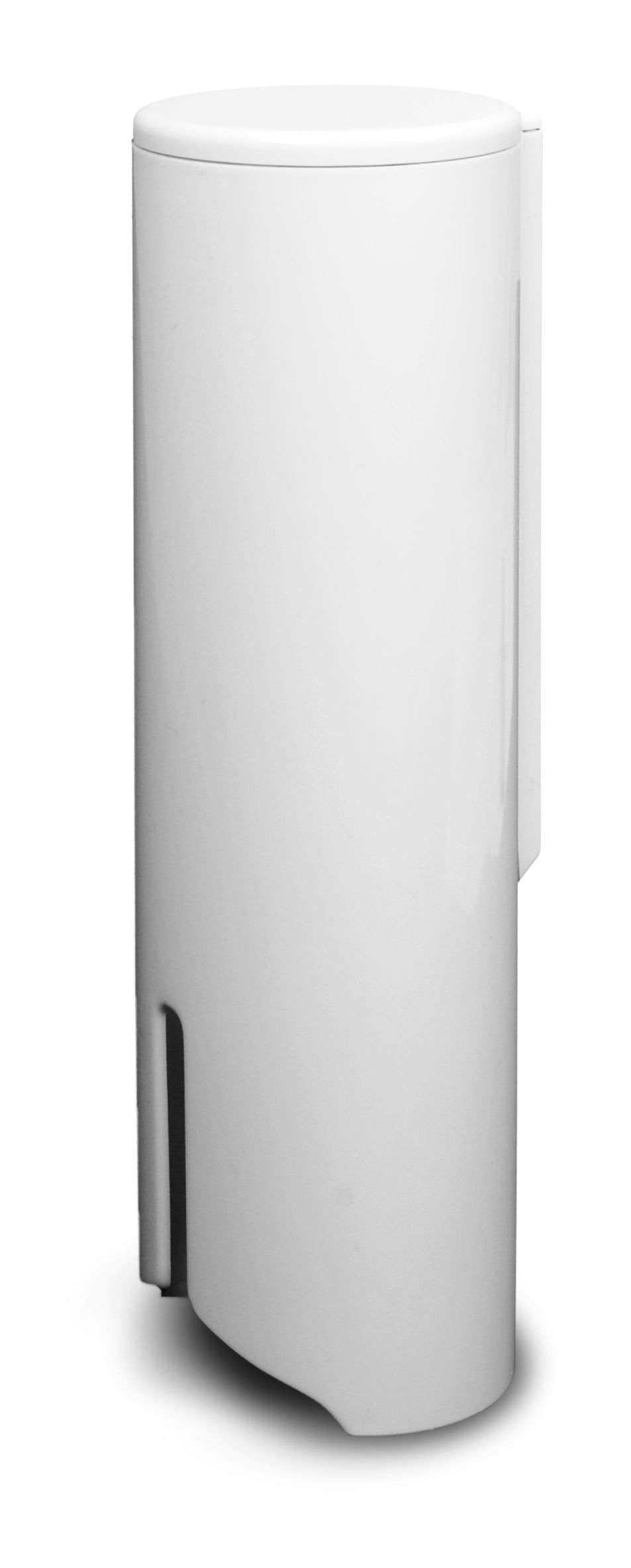 Fackelmann 86910 Cotton Pad Dispenser, Plastic, White