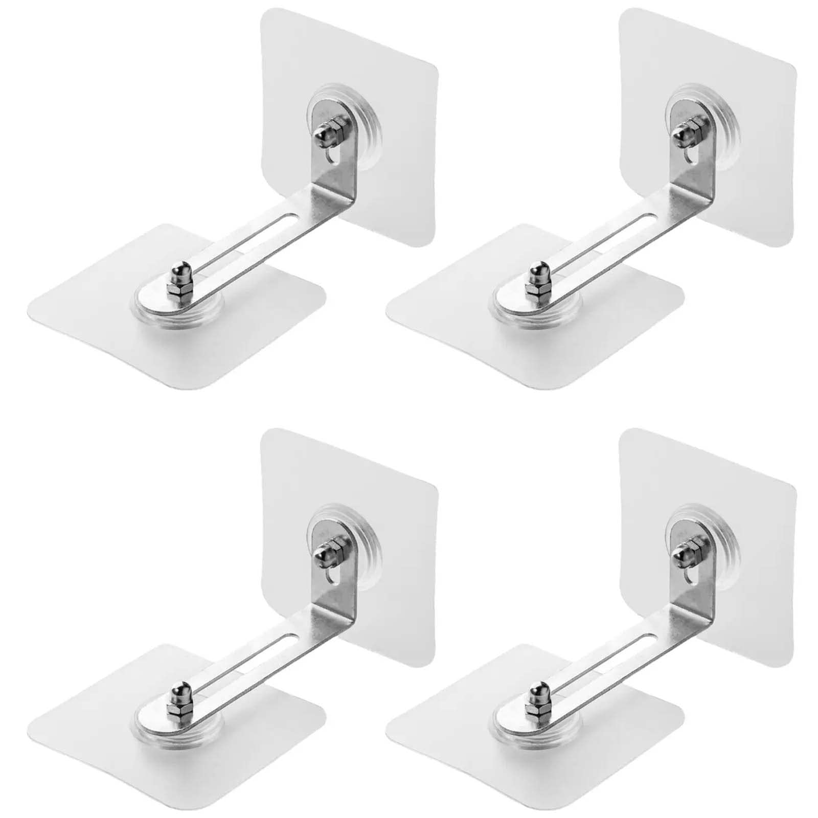 Furniture Wall Anchors, Anti Tip Wall Anchor, Furniture Wall Fixing Adhesive, 4 PCS Cabinet Anti Tip Kit, No Screw Wall Fasteners for Cabinet