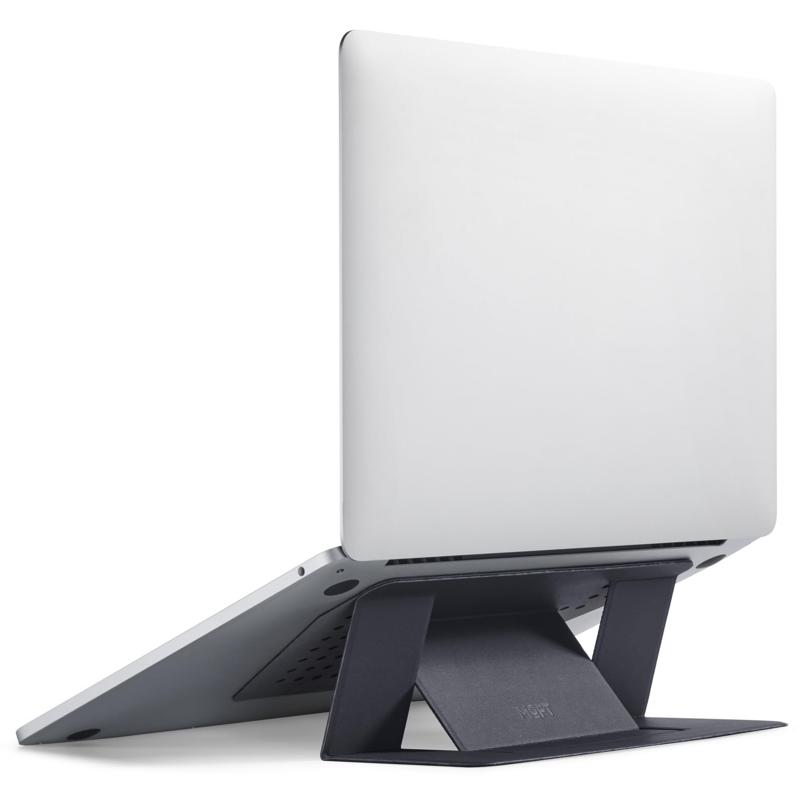 MOFT Laptop Stand for Desk, Adhesive Laptop Stand with 2 Adjustable Viewing Angles, Foldable and Portable Computer Stand Compatible with MacBook Air
