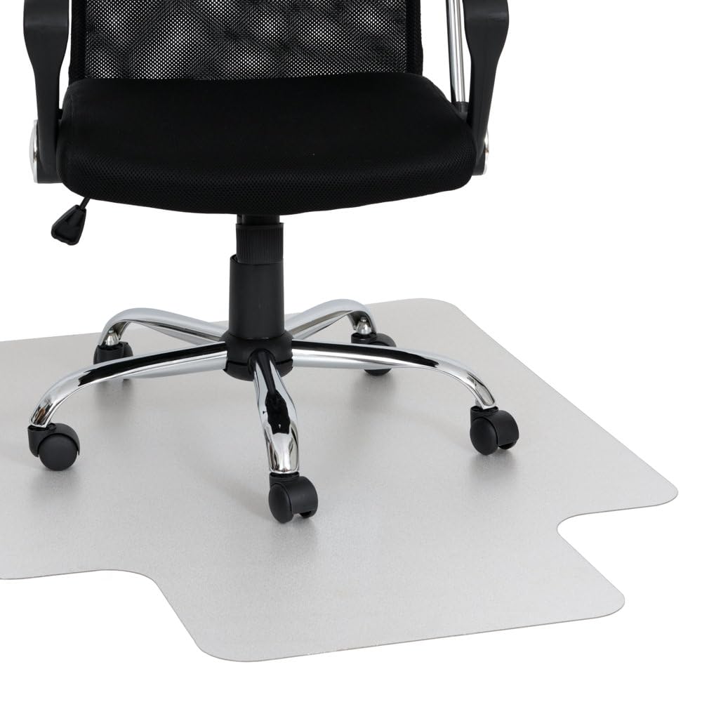 KAISER plastic® Chairmat Carpet PC with Lip 90x120 cm | Chair Floor Protector Mat with Lip | Transparent Carpet Office Chair Mat