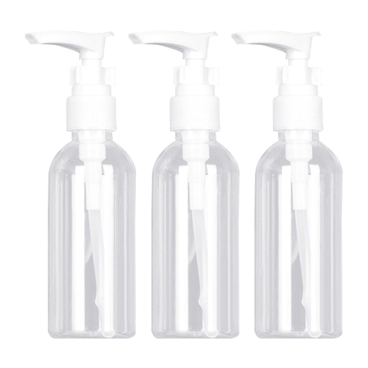 3 Pcs Lotion Bottles, Portable Lotion Dispensing Bottles, 100Ml Pump Dispenser, Mini Soap Dispenser, Press To Dispense Pump Bottle
