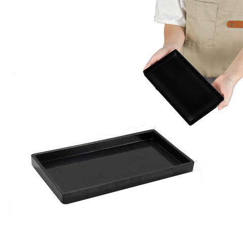 Anwangda Rectangle Vanity Tray, Anti-Slip Plastic Cosmetic Jewellery Accessory Storage Trays