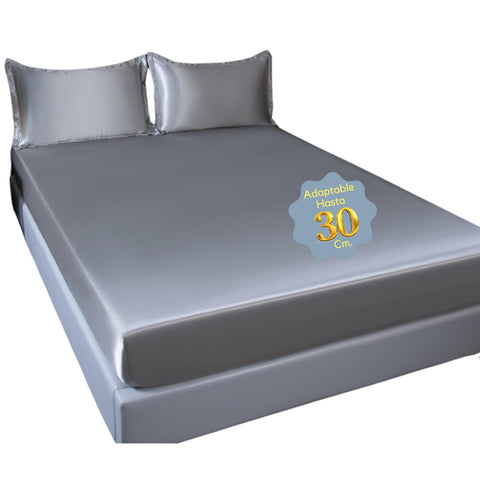 QWell® Mattress Protector | Breathable Cover with Zip | Up to 30 cm Height | Protects Against Mites, Dust, Sweat | Anti-Allergic | Not Waterproof