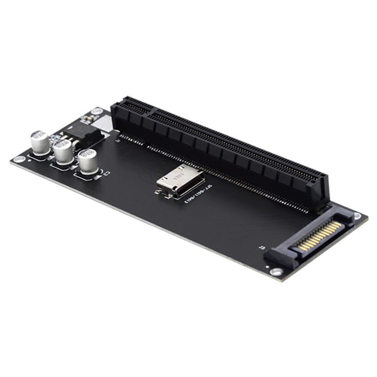 VOANZO Oculink SFF-8611/8612 to PCI-E 4.0 x16 Expansion Card with SATA Power Connector for External Graphics Cards
