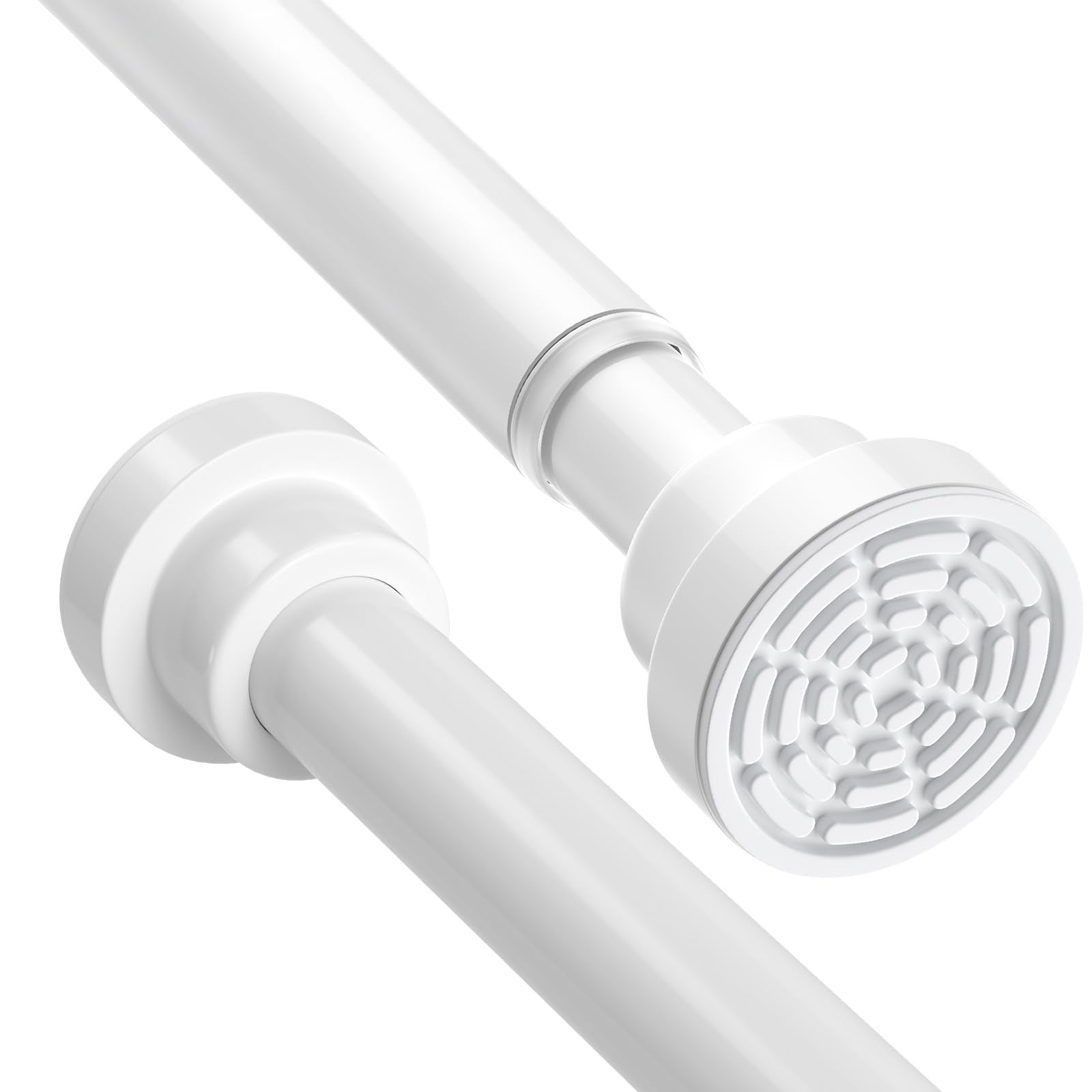 AIZESIShower Pole,Tension Rods 79 To 195 Cm, Spring Tension Curtain Rod, Tension Rods For Curtains