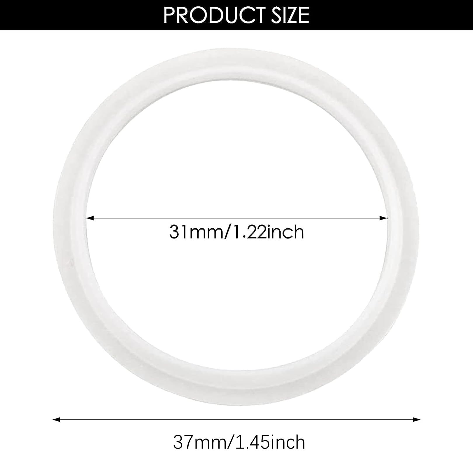 Sink Plug Rubber Seal,Bathroom Sink Drain Plug Stopper,2PCS,31/39mm