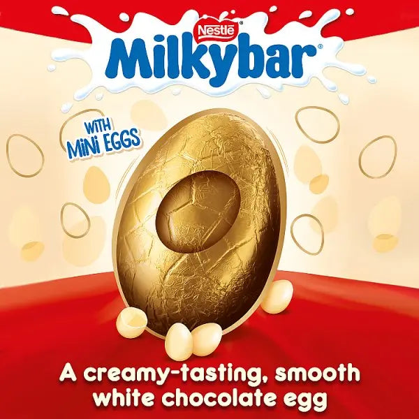 Milkybar White Chocolate Giant Easter Egg 230g (Case of 4)