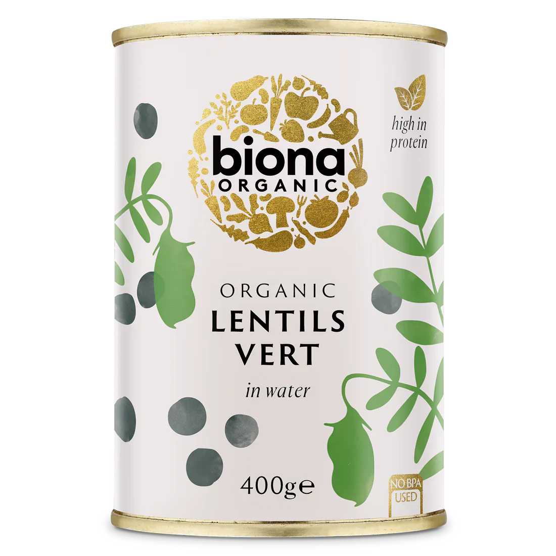 Organic Lentils Vert - 400g  - Biona