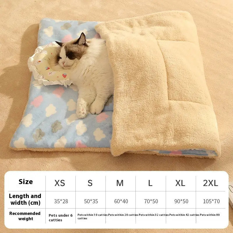 Warm Cat Mat Sleeping Blanket Stepping On Milk Cushion