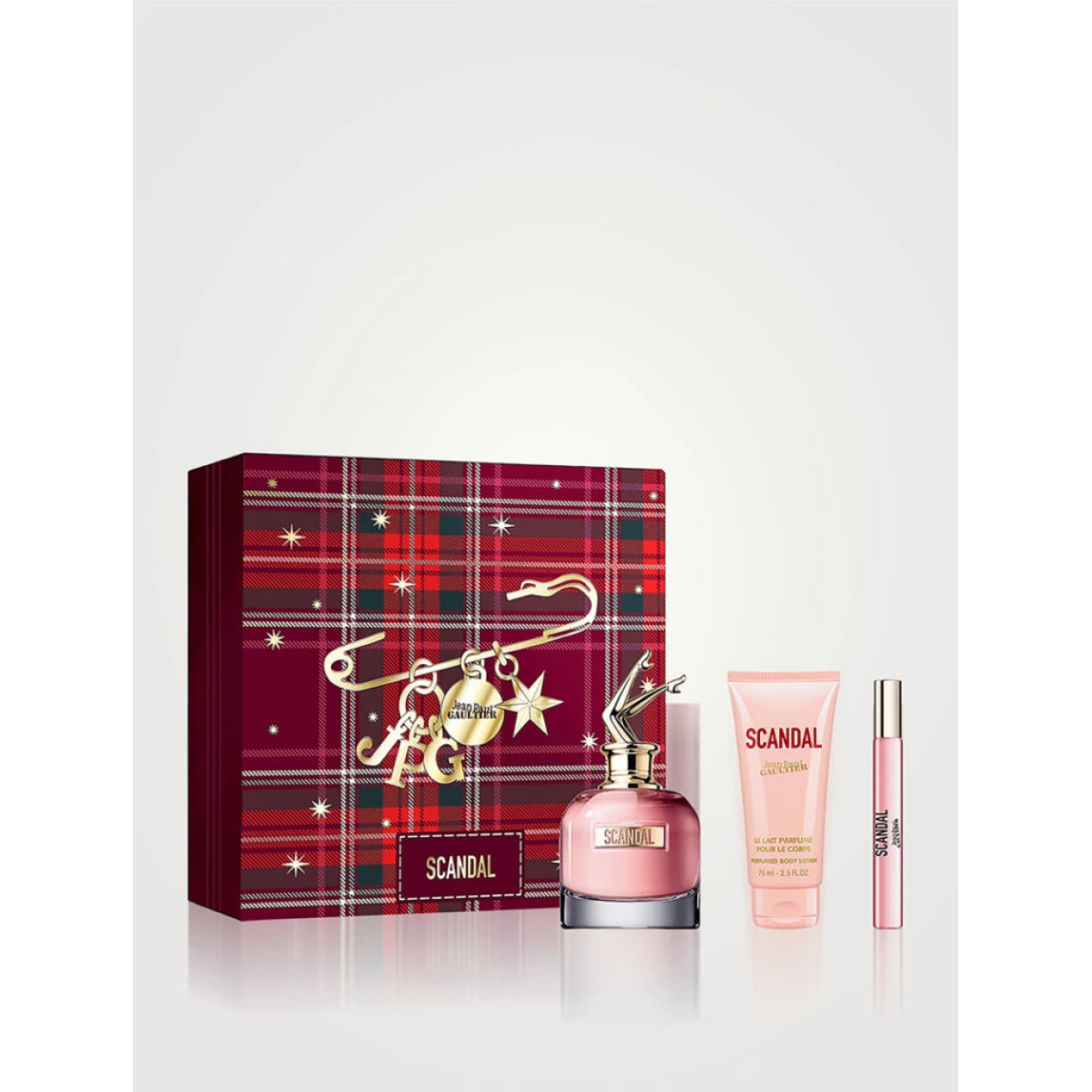 Jean Paul Gaultier Scandal Gift Set (Eau De Parfum Spray 80ml  Body Lotion 75ml  Eau De Parfum Spray 10ml)