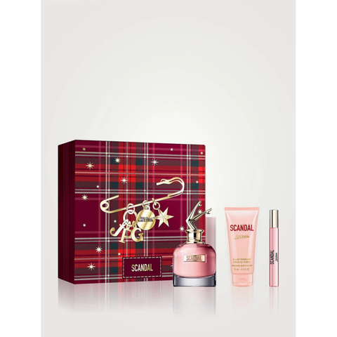 Jean Paul Gaultier Scandal Gift Set (Eau De Parfum Spray 80ml  Body Lotion 75ml  Eau De Parfum Spray 10ml)