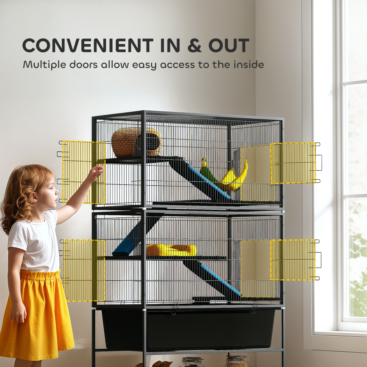 Small Animal Cage /Chinchilla Cage ( Amazon Shipping)（Prohibited by WalMart）