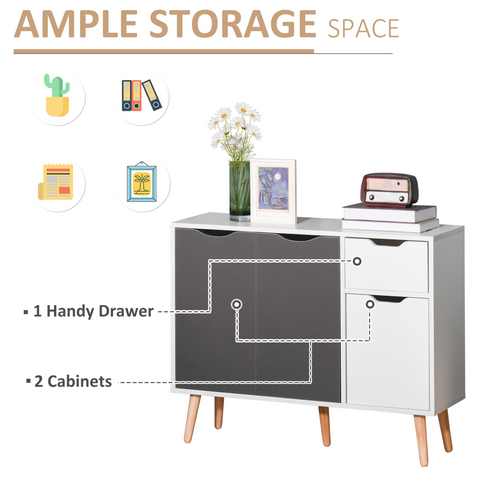 Storage Cabinet Sideboard with Drawer Bedroom, Living Room, Home Office