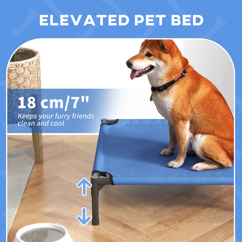 Elevated Pet Bed Cool Cot Dog Cat Portable Folding Home Camping Hammock Foldable