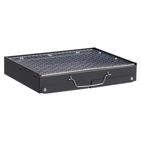 Portable BBQ Grill with Folding Feet, Compact and Lightweight Charcoal Grill for Outdoor Camping, Backyard, Picnic, Beach Party, and Family Outings
