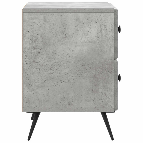 vidaXL Bedside Cabinet with Drawer Concrete Grey 43 x 34.5 x 47.5 cm
