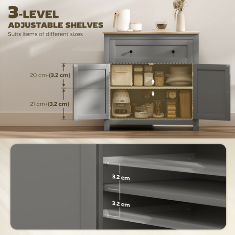 Kitchen Sideboard Storage Cabinet
