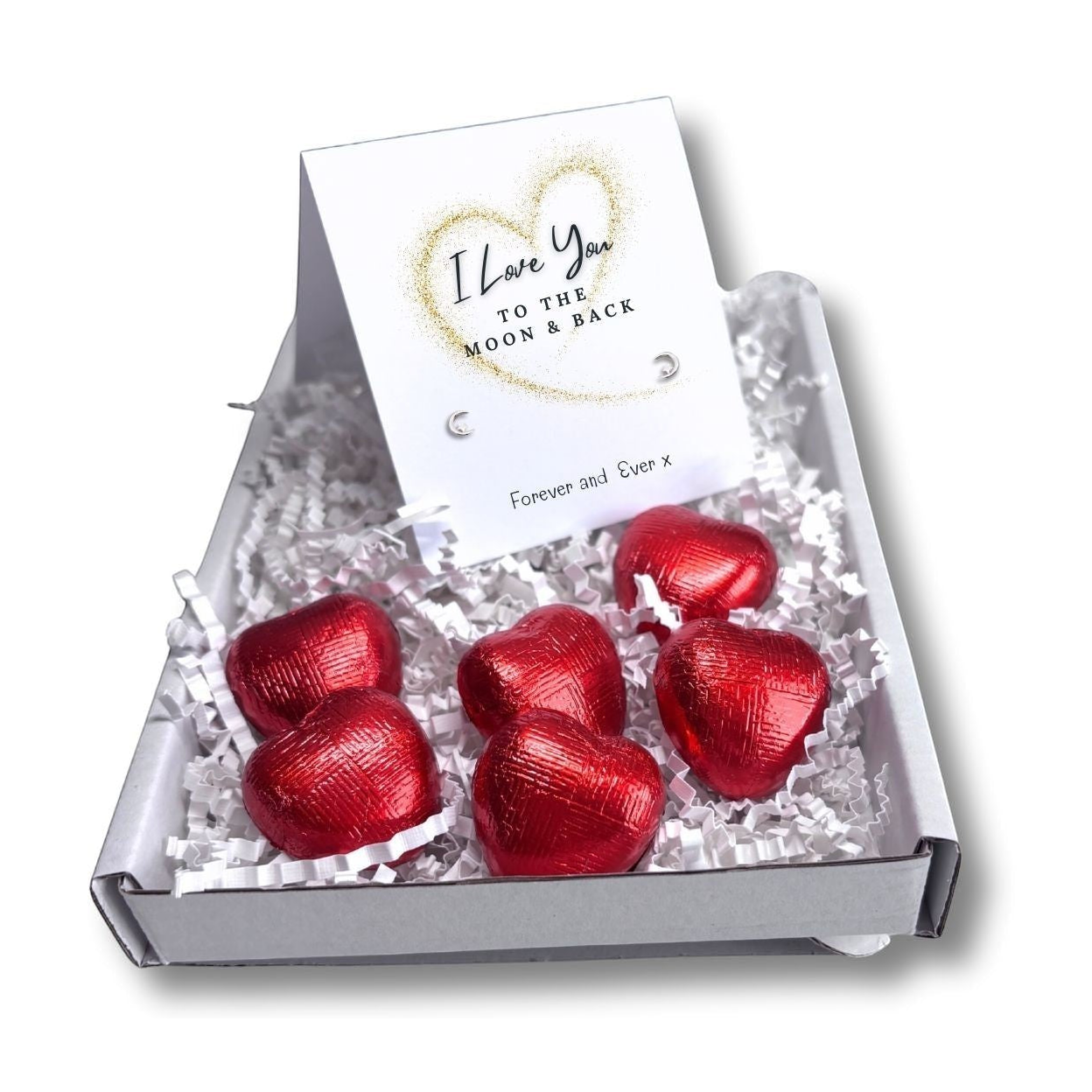 Love You to the Moon & Back Silver Earrings Mini Gift Hamper