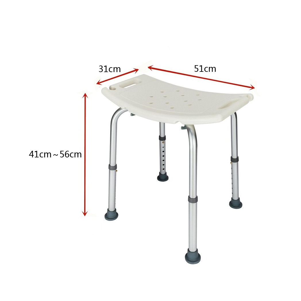 1.35MM Simple Bath Chair White