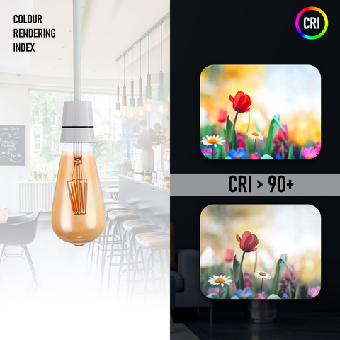 3Pack E27 LED Edison Dimmable Vintage Amber Glass Warm white 2700K Light Bulb,