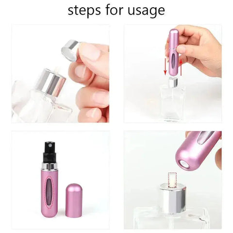 5ml Perfume Refill Bottle Portable Mini Refillable Spray Jar