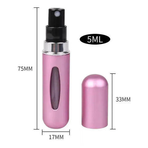 5ml Perfume Refill Bottle Portable Mini Refillable Spray Jar
