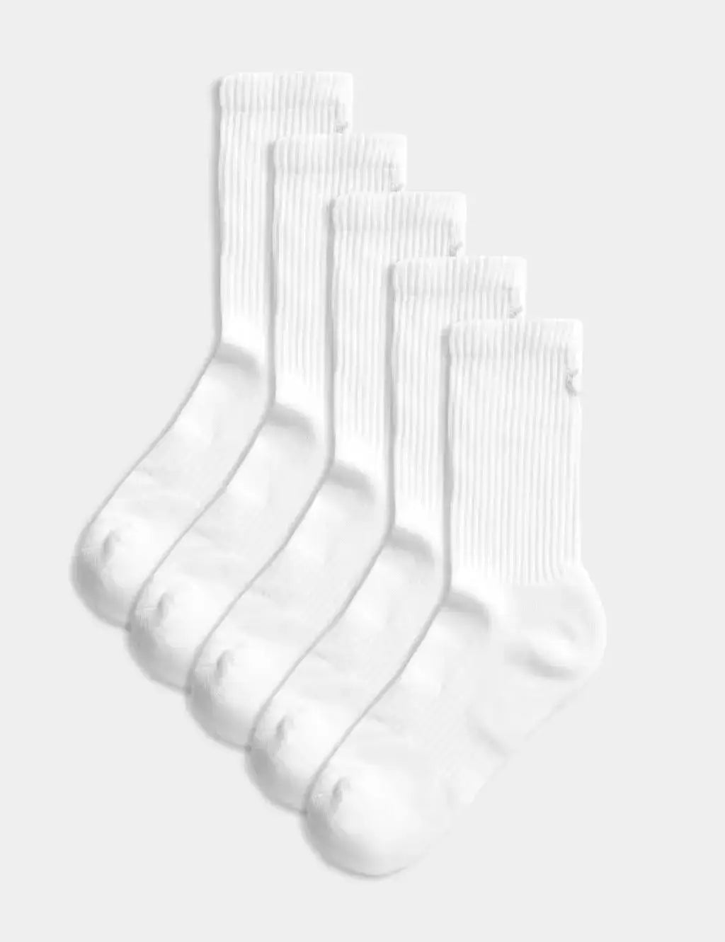 5pk Cotton Rich Cushioned Crew Socks
