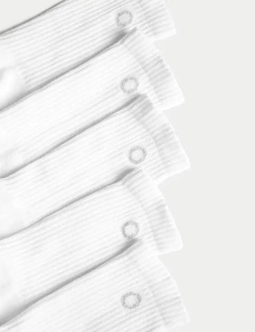 5pk Cotton Rich Cushioned Crew Socks